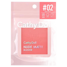 Cathy Doll 凱蒂娃娃 腮紅, 02 蜜桃色, 1個