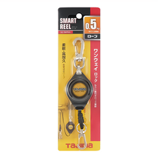 TaJIma 田島 自動捲取工具掛繩 AZ-SMR05 承重0.5kg, 銀色 + 黑色
