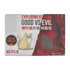 EXPLODING KITTENS 爆炸貓 天使與魔鬼 7歲以上 2-5人, 1盒