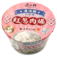 master mi 米大師 湯泡飯 紅蔥肉燥, 1個, 197g