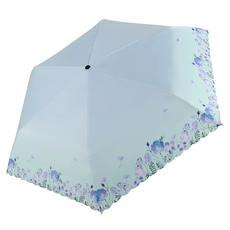 rento 全遮光防曬迷你傘 (彩繡) 50cm*6K 30D超隔黑膠布