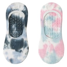 NICOFUN 愛定做 紮染淺口止滑瑜伽襪 女襪 FYK24YOGA01 46g 2雙