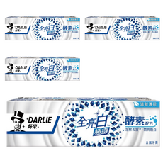 DARLIE 好來 全亮白 極緻酵素清新薄荷牙膏, 120g, 1條, 4條