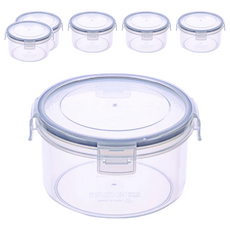 KEYWAY 聯府 天廚圓型保鮮盒, 6個容器 + 6個蓋子, 6個
