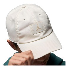 NIKE 耐吉 JORDAN 喬丹 FD5181133L 棒球帽, 米白色, 1個