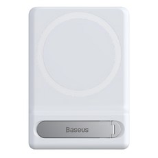Baseus 倍思 一字旋轉磁吸卡片支架 適用於12/13全系列手機 360° 旋轉調節, 白色, 1個