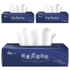 春風 連續抽取式面紙 輕膚柔霜 200 x 195mm, 1入, 3盒