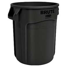 Rubbermaid 樂柏美 BRUTE 儲物桶 76L 垃圾桶, 黑色