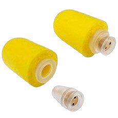 DACORE 新一代透氣式飛航舒眠耳塞 黃色, 1組, 1入