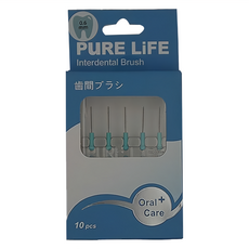 PuRE LiFE 寶淨 纖柔護齒可替換刷毛, 10支, 1盒, 0.6mm