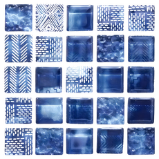 ins歐風系列 花磚壁貼6片組, A07, 1組