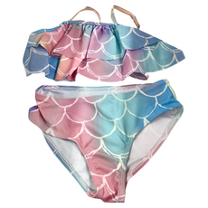 愛北鼻 美人魚尾泳衣3件組