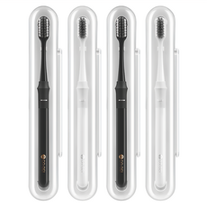 Dr.Bei 貝醫生 巴氏牙刷 竹潔版, 4支, 1盒