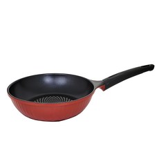 Kitchen-Art F2 鑽石級鑄鐵深形平底鍋 紅色, 28cm, 1個