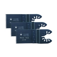 JAPAN STAR 日本星 專業型磨切片 粗齒木工專用 JJ-34 40 x 34mm 3個, 1組