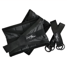 Lexports Fitness 勵動風潮 重量訓練 腹肌核心訓練帶, 神秘黑, 1組