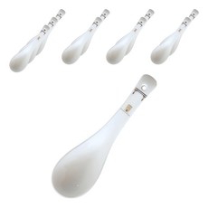 JUST HOME 金緻骨瓷如意匙10件組 9316-04A, 1組, 白色