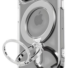 NUART Magsafe 磁吸指環手機支架, 銀色, 1個