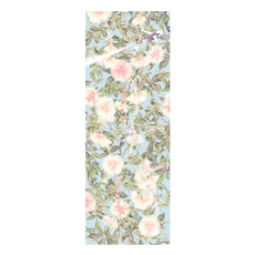 Style Boat Market 多功能瑜珈墊 樂桃聯名 橡膠止滑吸水 仿麂皮絨布舒適不掉色, AMAMI FLOWER 綠色, 1個