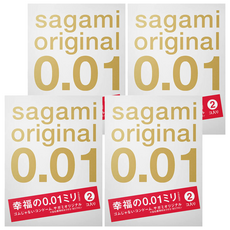 SAGAMI 相模 0.01 保險套 55*170*0.01mm, 2片, 4盒