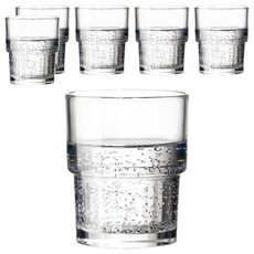 Bormioli Rocco 里昂可疊式強化杯 86 x 71mm 1kg 210ml, 透明, 6個
