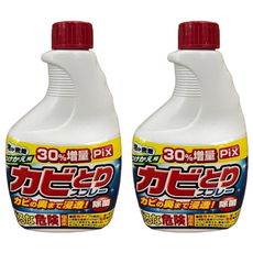 Lion Chemical 獅子化學 Pix 浴廁用泡沫清潔噴霧 大容量補充瓶, 520g, 2瓶