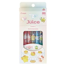 PILOT 百樂 Juice三麗鷗限定果汁筆5支入 彩色芯, 多色, 1盒