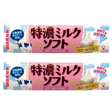 UHA 味覺糖 特濃牛奶味軟糖, 50g, 2條