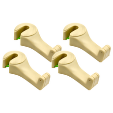 椅背掛勾 car hook mobile phone holder NO.CS-G01 ABS材質 150g, 1組, 米色