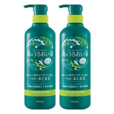 Kracie 葵緹亞 UMI NO URUOISO 台灣公司貨 海潤藻深層修護潤髮乳, 490g, 2瓶