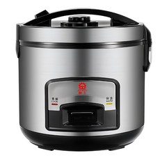 JINKON 晶工 6人份 1.5mm合金厚釜不沾內鍋 電子鍋 110V 500W 非IH式 銀色 JK-1661