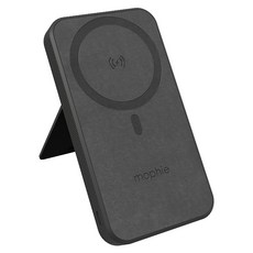 mophie Snap+ powerstation 10K磁吸行動電源 USB-C 附磁吸環 129 x 69 x 22mm 247g, SNP-PS-STND-10K, 黑色