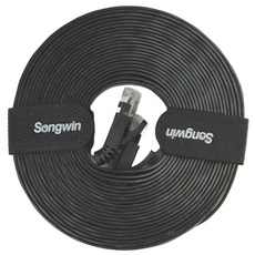 Songwin 尚之宇 專業超薄型網路線 1.35mm, 5m, 黑色, 1條