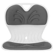 KoLIVING 曲線美姿椅墊, 灰色, 1個