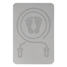 德利生活 靜音降噪跳繩墊 方形 60 x 40 x 0.8cm 灰色 居家運動必備, 1入