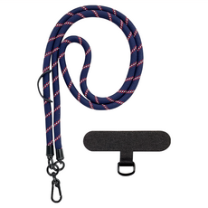 Timo 戶外登山可調式加厚版粗棉繩 - 藏藍斜紋, 1條