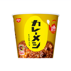 NISSIN 日清 咖哩泡飯 只需加入熱水即可享用 含一整塊濃郁咖哩磚 日式牛肉咖哩風味 配有肉粒、薯仔和紅蘿蔔, 103g, 1入