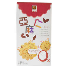 Home Bake 烘焙客 無加糖餅乾 亞麻仁, 120g, 1盒