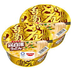 NISSIN 日清 咚兵衛 黃金雞油雞白湯味烏龍麵, 85g, 2入