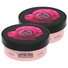 THE BODY SHOP 美體小舖 台灣公司貨 修護身體滋養霜 玫瑰, 200ml, 2罐