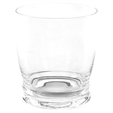 EXCELSA 厚底波紋玻璃杯 直徑 8 x 9.5cm 220g 340ml, 透明, 1個