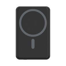 mophie essentials Snap + Powerstation 5K 磁吸便攜行動電源 5000mAh USB-C, SNP-ESS-PS-5K, 黑色