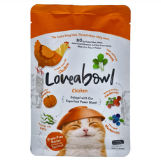 Loveabowl 囍碗 全齡貓用 天然無穀糧, 雞肉, 150g, 1袋