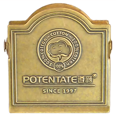 POTENTATE 遵爵精緻旅行銅夾 050221, 1個, 1入, 40 x 44mm