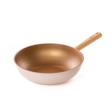 Kitchen-Art Gold Flex 韓國製 深型平底鍋 炒鍋 28cm IH電磁爐適用 Inoble立體塗層 1個