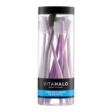 VITAHALO 雙重細毛牙刷 + 舌苔清潔刷套裝, 1組, 10支