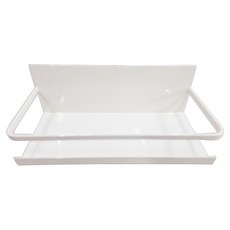 SHIMOYAMA 廚房用磁吸調味盒收納架, 白色, 1個