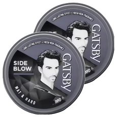 GATSBY 隨意塑型髮膠 灰罐, 75g, 2罐