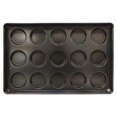 SaNNeNg 三能 4"15連平底漢堡烤盤 1000系列不沾 SN1626, 1個
