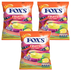 FOX'S lemon & blackcurran檸檬黑醋栗風味糖, 125g, 3袋